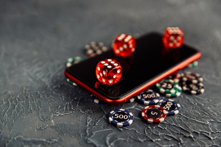 Antarmuka meja blackjack live gasing77 di ponsel Android